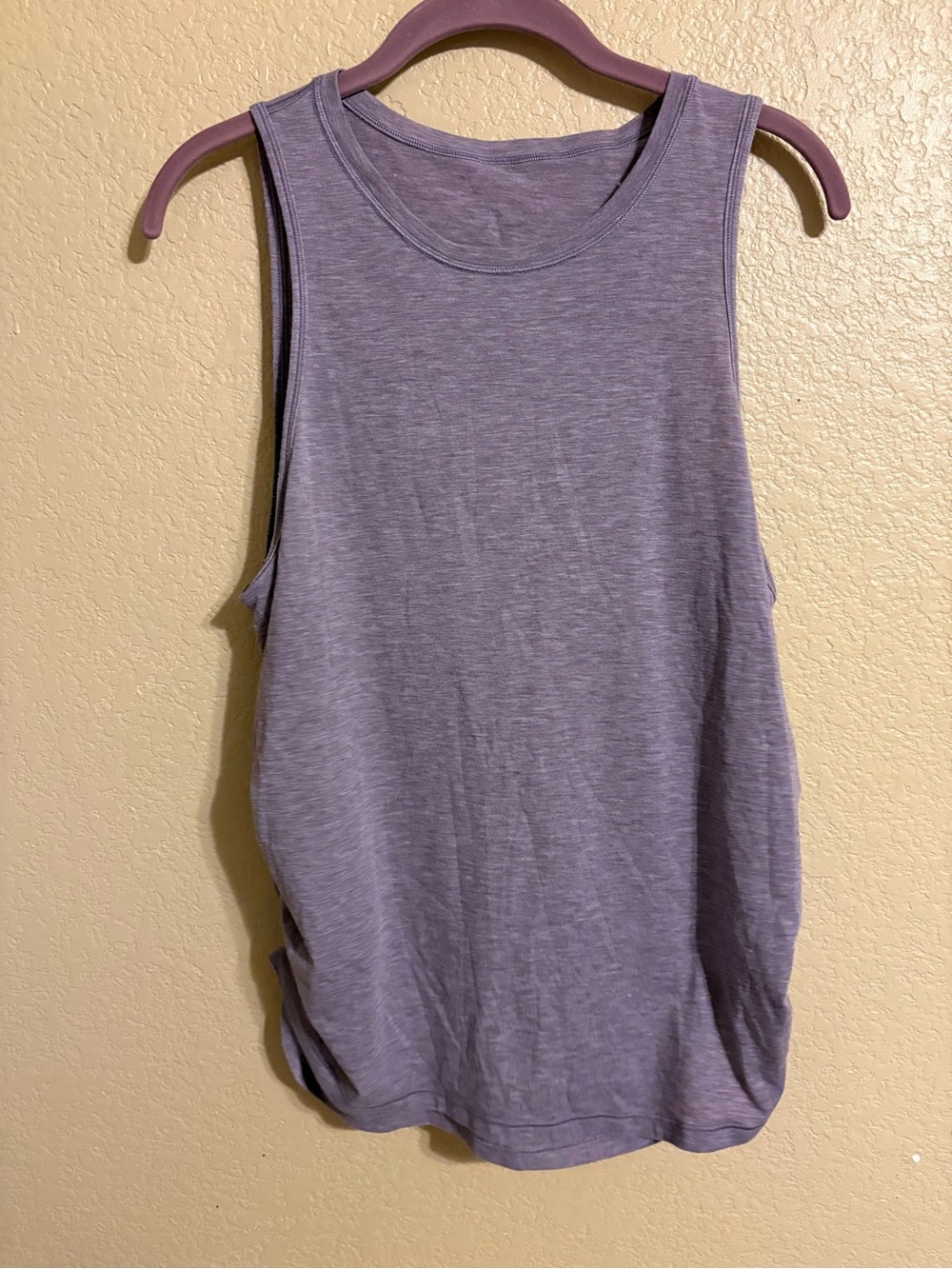 Lululemon Ripple Effect Tank in Dusty Heathered Purply/Grey